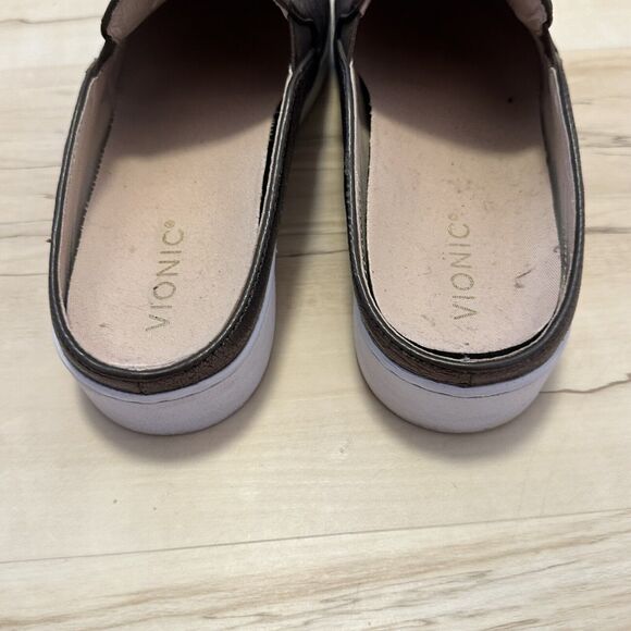Vionic Women 9 Splendid Dakota Slip On Mule Metallic Bronze Casual - Picture 3 of 7